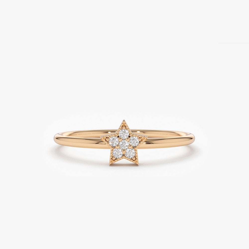 Threaded Ring with Upon A Star Band