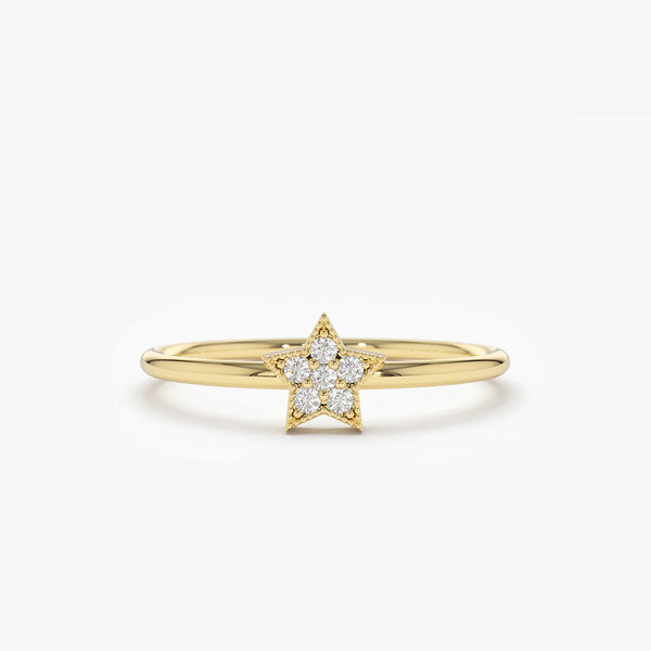 Moon & Meadow Multi-Star Ring in 14K Yellow Gold - 100% Exclusive |  Bloomingdale's