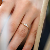 14K Three Stone Diamond Ring  Ferkos Fine Jewelry