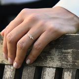 14k Emerald and Diamond Cluster Ring  Ferkos Fine Jewelry