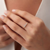 14k Gold Diamond Cluster Ring  Ferkos Fine Jewelry
