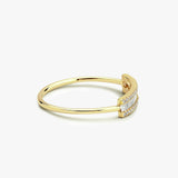 14K Gold Horizontal Baguette Diamond Ring  Ferkos Fine Jewelry