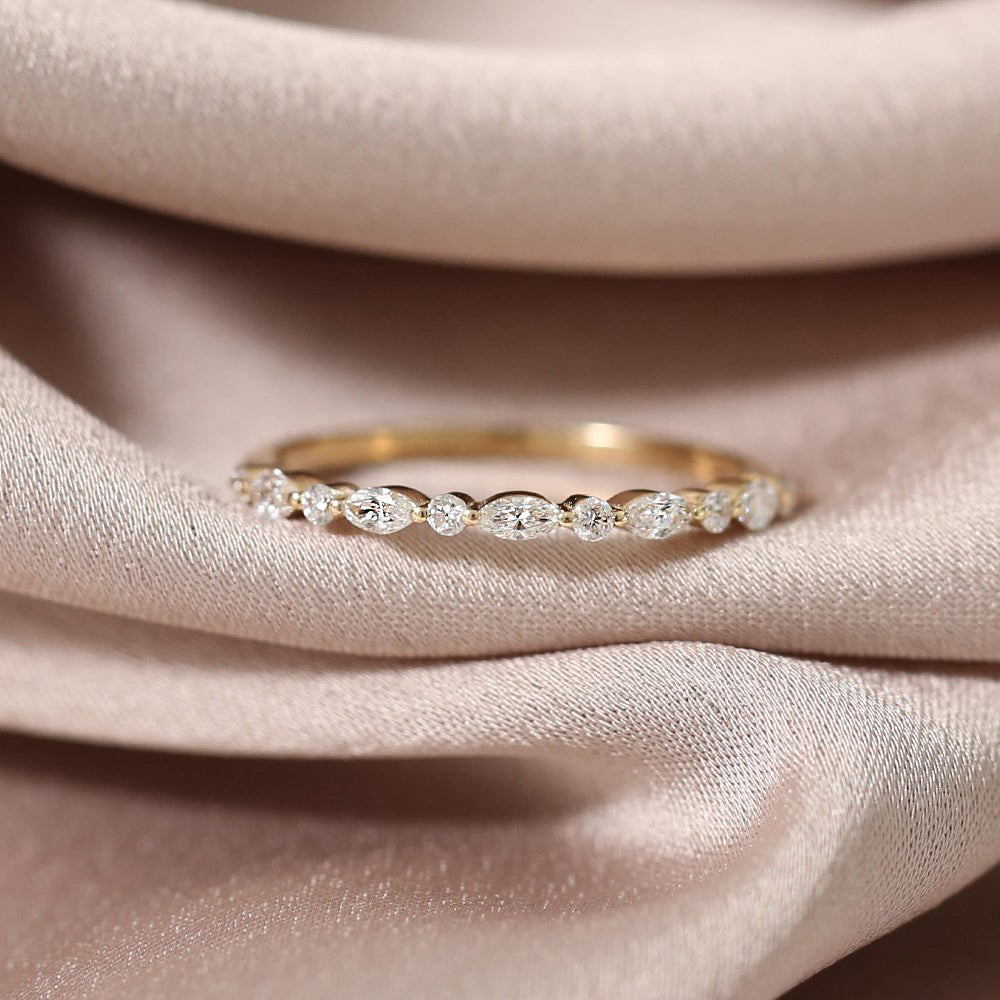 White Gold Cushion Cut Simple Halo Ring | Plum Diamonds