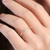 14K Burnish Set Diamond Wedding Ring  Ferkos Fine Jewelry