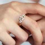 14k Baguette Diamond Cluster Ring  Ferkos Fine Jewelry