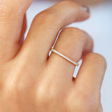 14k Full Eternity Petite Diamond Ring  Ferkos Fine Jewelry