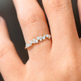 14k  Diamond Statement Cluster Ring  Ferkos Fine Jewelry