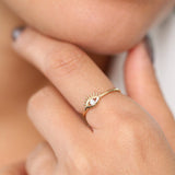 14k Diamond Evil Eye Ring  Ferkos Fine Jewelry