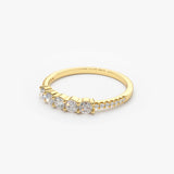 14K Gold 5 Stone Diamond Anniversary Ring  Ferkos Fine Jewelry