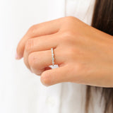 14k Round Diamond Unique Wedding Ring  Ferkos Fine Jewelry