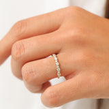 14k Round Diamond Unique Wedding Ring  Ferkos Fine Jewelry