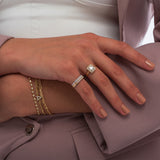14k Pave Diamond Bar Ring  Ferkos Fine Jewelry