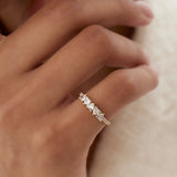14k Heart Shaped Diamond Ring w/ Pave Diamonds  Ferkos Fine Jewelry