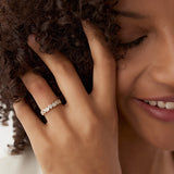 14k Heart Shape Up Down Bezel Setting Diamond Ring  Ferkos Fine Jewelry