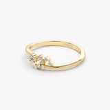 14k Mini Cluster Diamond Ring  Ferkos Fine Jewelry