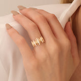 14k Unique Diamond Spike Ring  Ferkos Fine Jewelry
