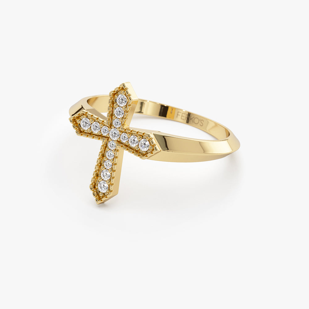 F&c Jewelry Direct To Consumer Fine Jewelry 14k Diamond Cross